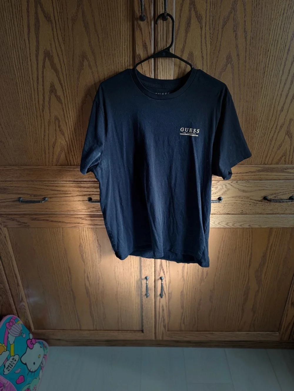 GUESS Black Short Sleeve Logo Tee - Picture 1 of 3